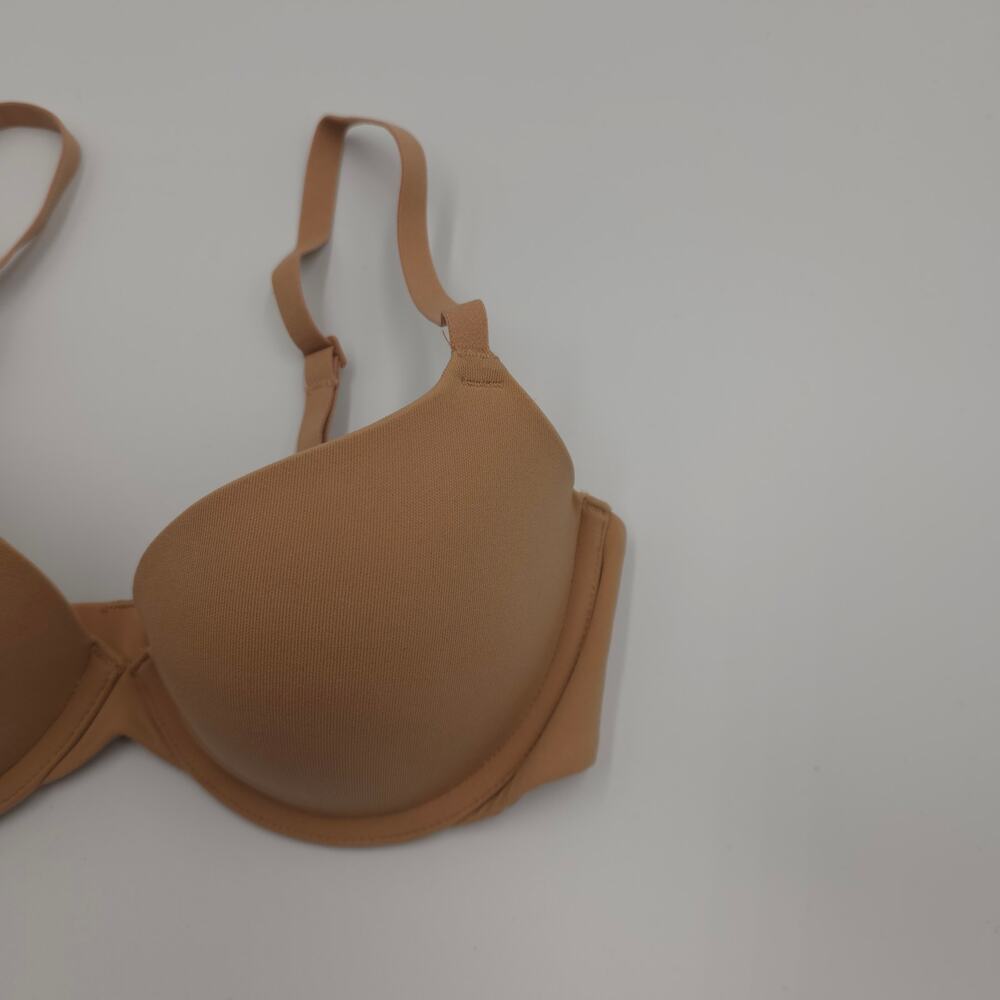 Skims Fits Everybody T Shirt Demi Bra in Tan Size 32B - Picture 2 of 6